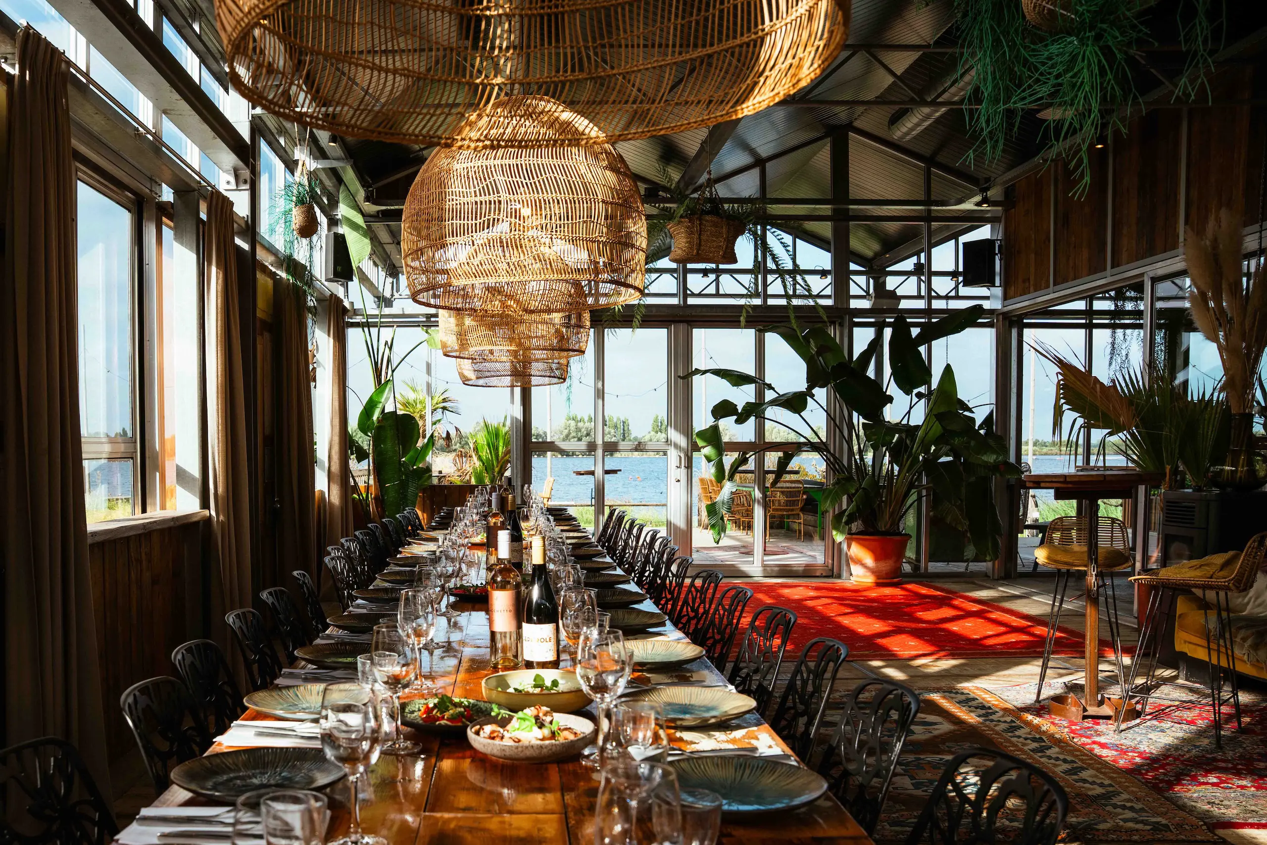 sfeer bij brasserie buitenhuis