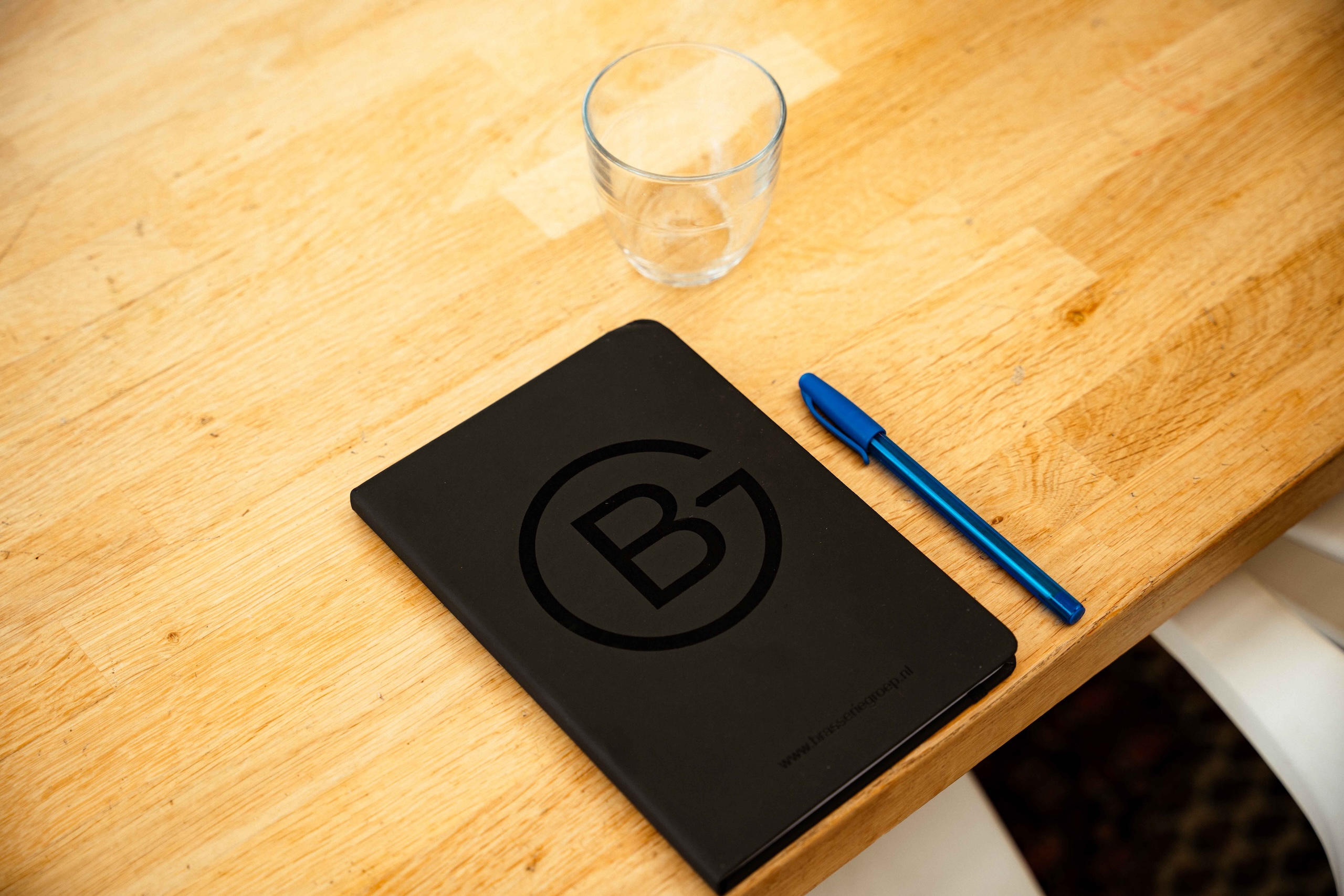 notitie boekje brasserie groep